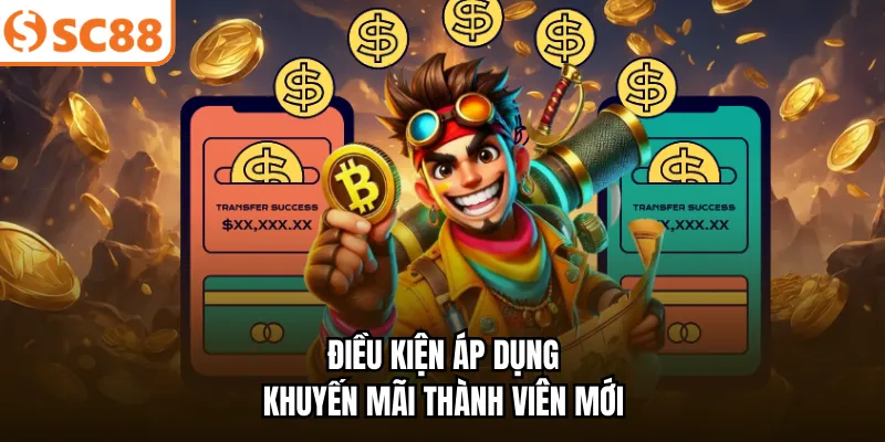 Điều kiện áp dụng khuyến mãi thành viên mới