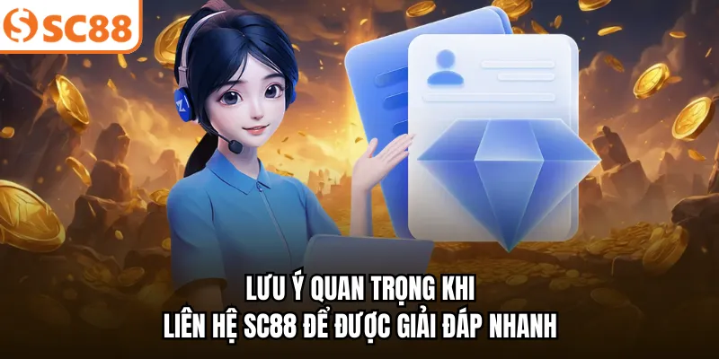 Lưu ý quan trọng khi liên hệ SC88 để được giải đáp nhanh