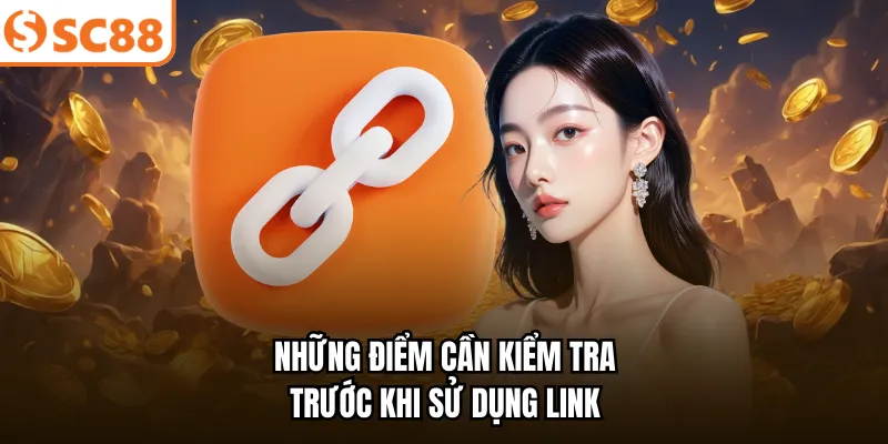 Những điểm cần kiểm tra trước khi sử dụng link